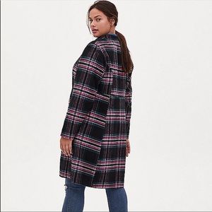 Final drop NWT Plaid Coat